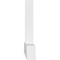 Ekena Millwork Portland Architectural Grade PVC Gable Bracket, 96"W x 28"H x 4"D x 6"F, 7/12 Pitch GBP096X28X0406POR00 - alternate 5